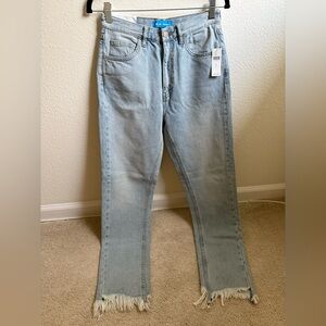 M.i.h Jeans, High Rise Slim Mimi Jeans in Cat Bird Wash, 27, NWT